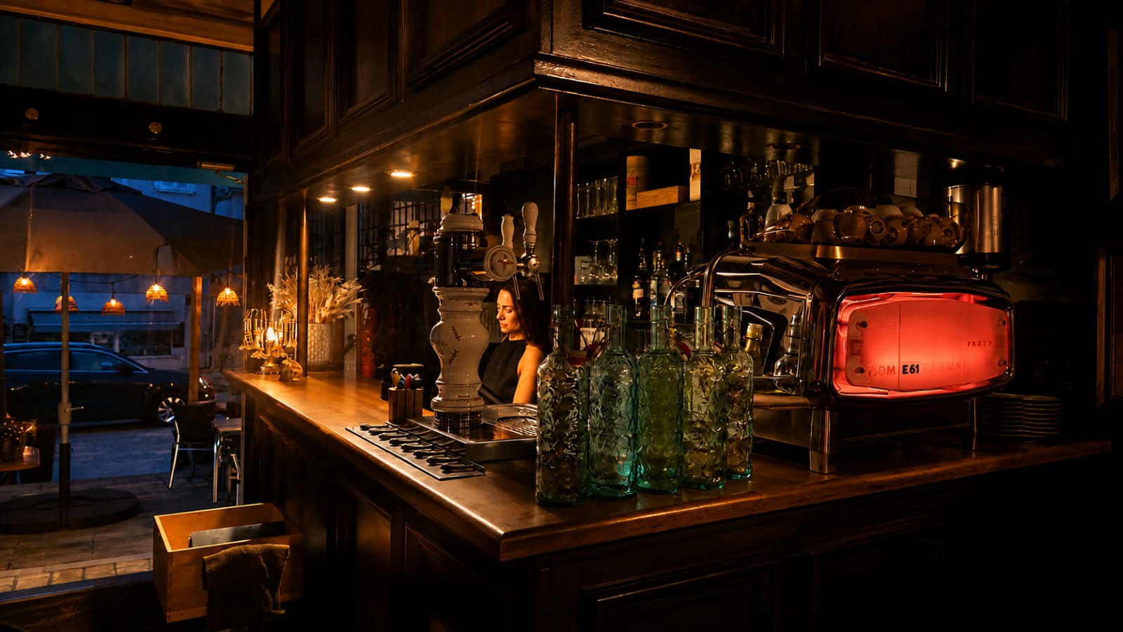 Comptoir du bar